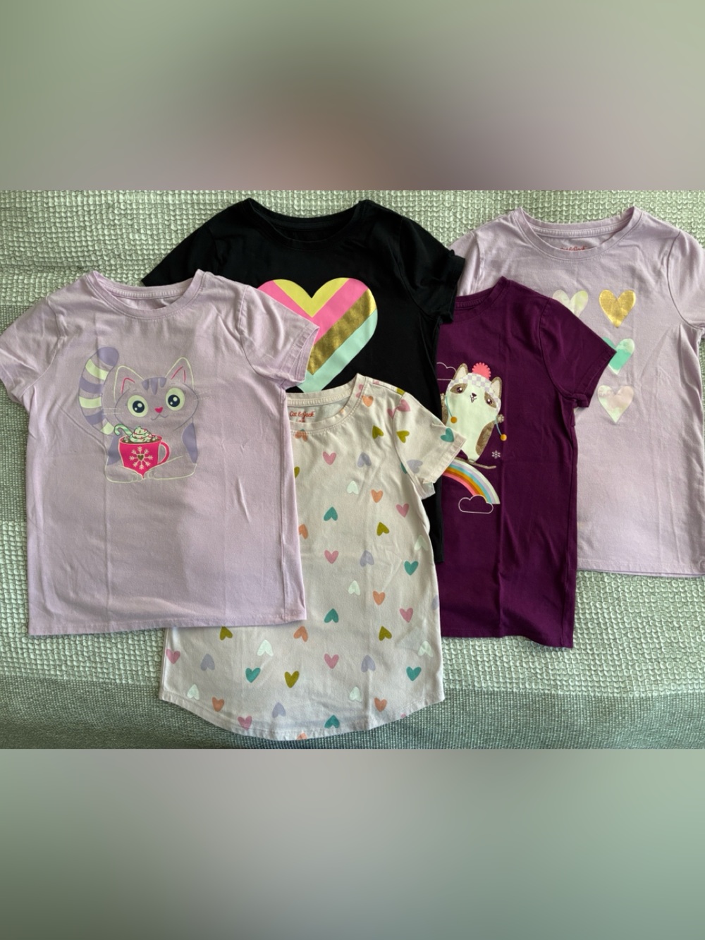 Cat & Jack Girls' Short-Sleeve Tops